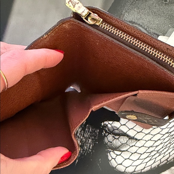Louis Vuitton Brown Monogram Compact Wallet - Picture 4 of 12